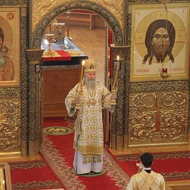 Посещение обители архиепископом Феогностом