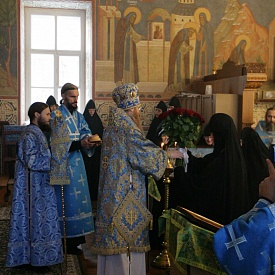 Посещение обители епископом Можайским Иосифом