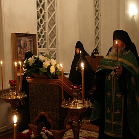 Престольный праздник в честь прп. Сергия Радонежского. 