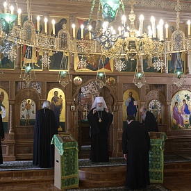 Посещение обители митрополитом Феогностом