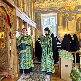Посещение обители митрополитом Феогностом